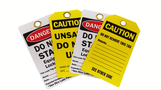 Custom Design Plastic Safety Tag for High Performance Solutions