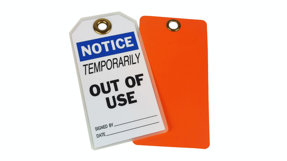 Durable Plastic Safety Tag Long Lasting And High Durability