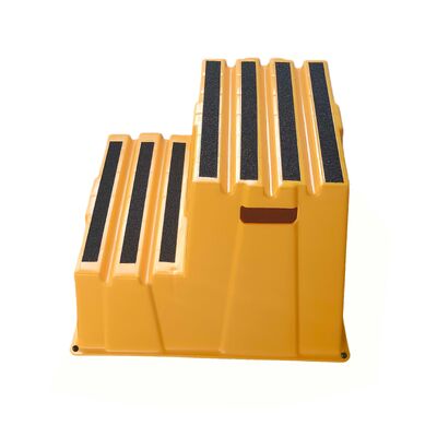 Durable Stackable Step Stool with 500 lb Load Capacity, Eco-friendly HDPE Material, and Non-slip Design for Home and Industrial Use