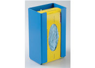 Blue Holds Plastic Glove Dispenser , Eco - Friendly Glove Box Dispenser Holder
