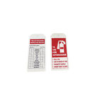 SGS PVC Danger Locked Out Black White Durable Cardstock Tag Signs