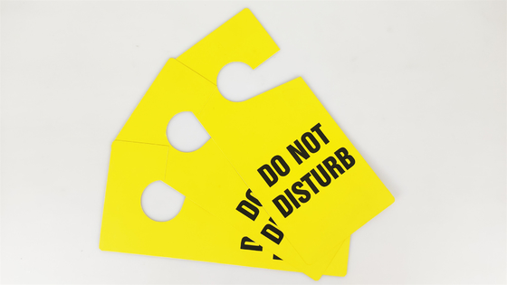 Custom Design Plastic Safety Tag Essential Equipment For Worker Protection