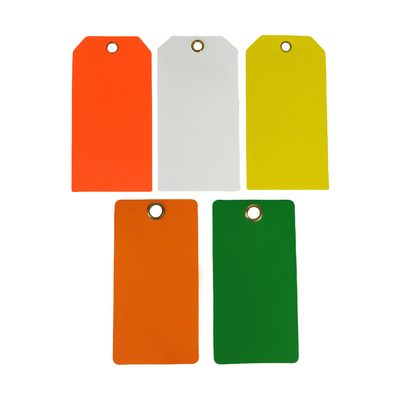 Boş PVC Etiketi Vinyl Suya dayanıklı basılı Logo Hediye Bagajı için Plastik Etiket