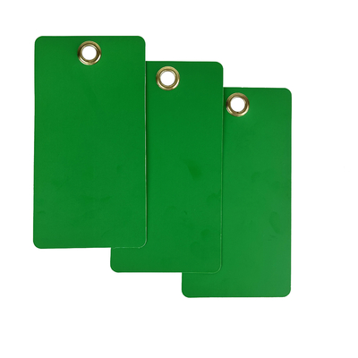 Özel Baskılı Boş PVC Etiketi Su Geçirmez Dayanıklı Kilitleme Plastik Etiketi