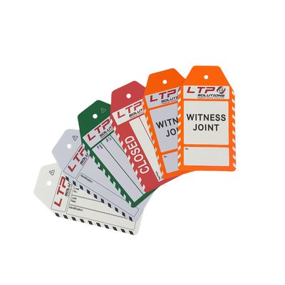 Polipropilen Etiket PVC Yırtıcı Dayanıklı Çift Yanlı Baskı Uyarı Plastik Etiketi