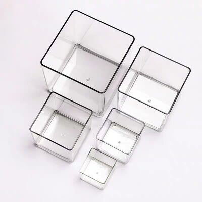 Şeffaf Akrilik Saklama Kutusu Özelleştirilebilir Bitki Sergilemek İçin Kullanılabilir