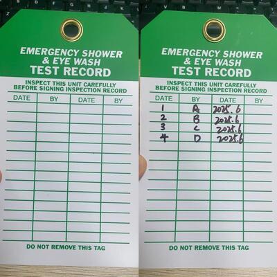 Özel Logo Su geçirmez Yüksek Görünürlük Plastik Güvenlik Etiketi Kilitleme Etiketi Güvenlik Kimliği