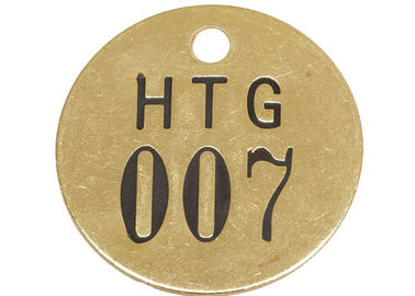 General Purpose Brass Interlocking Number Stencils 3/16" Hole Size Black / Gold Color