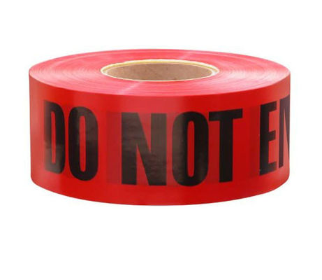Red Danger Do Not Enter Tape,Quarantine Tape 3” x 1000’Safety Barrier Hazard Warning Barricade Tape Non-Adhesive for